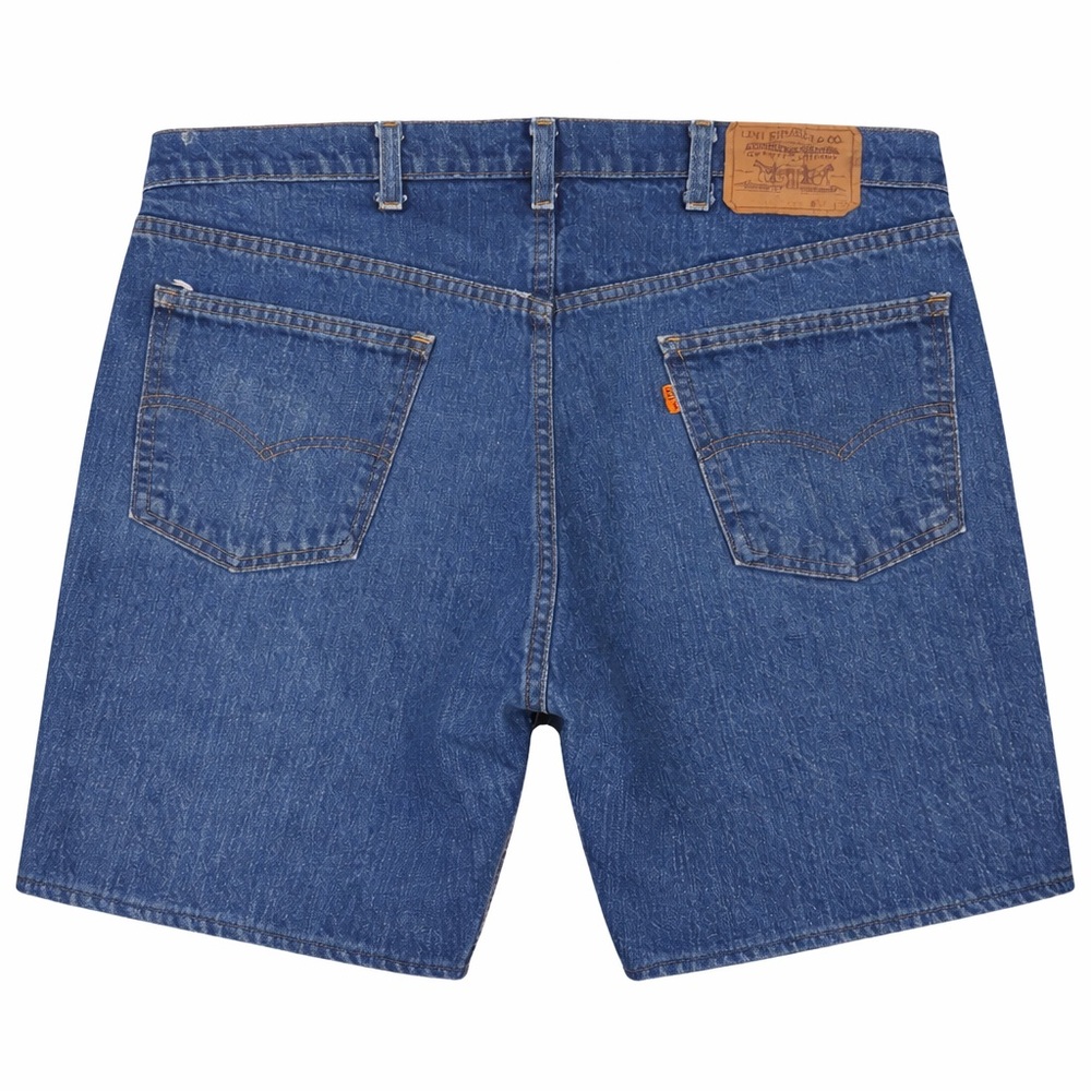 Vintage 90s Levi’s Orange Tab Denim Shorts 40x30 Classic Blue Jean Shorts